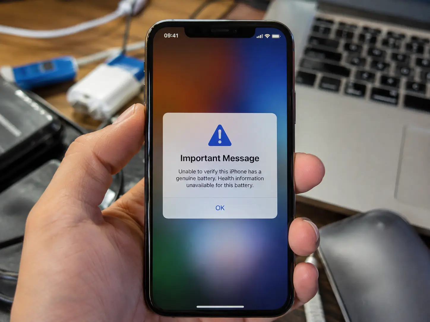 Ошибка «Неизвестная деталь» (Important Message) на iPhone: причины появления и способы устранения 1