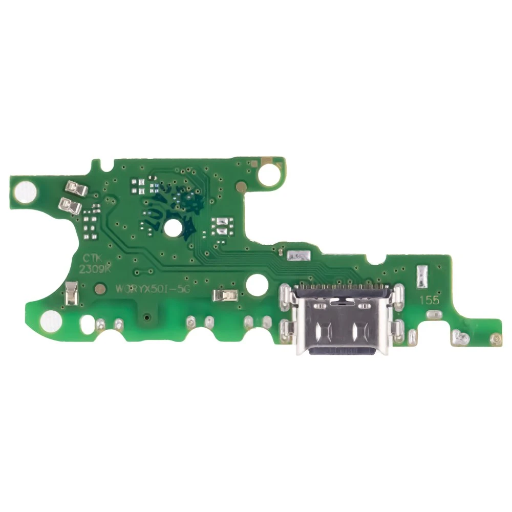 Нижняя плата для Huawei Honor X8a (CRT-LX1) / Honor 90 Lite (CRT-NX1) с комп. + разъем зарядки + микрофон  фото №2