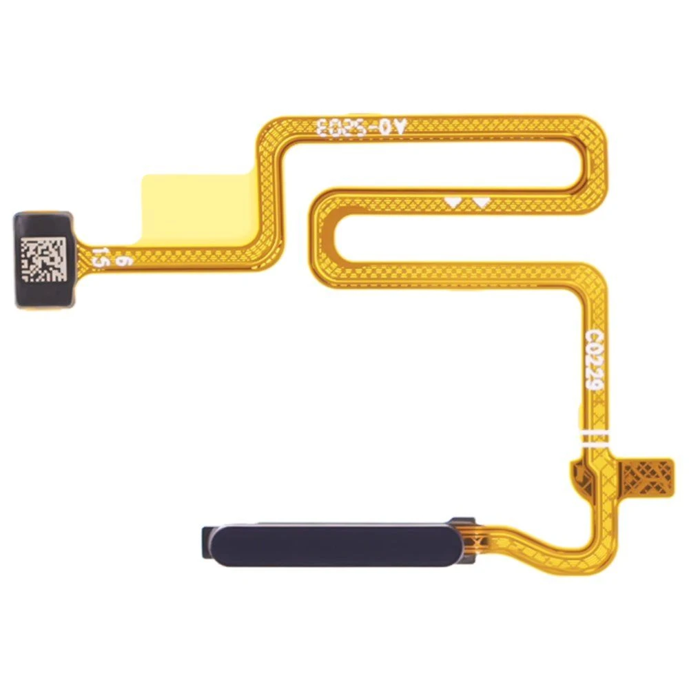 Шлейф для OPPO A55 4G (CPH2325) / A74 5G (CPH2197) с комп. + сканер отпечатка пальца (черный) фото №1