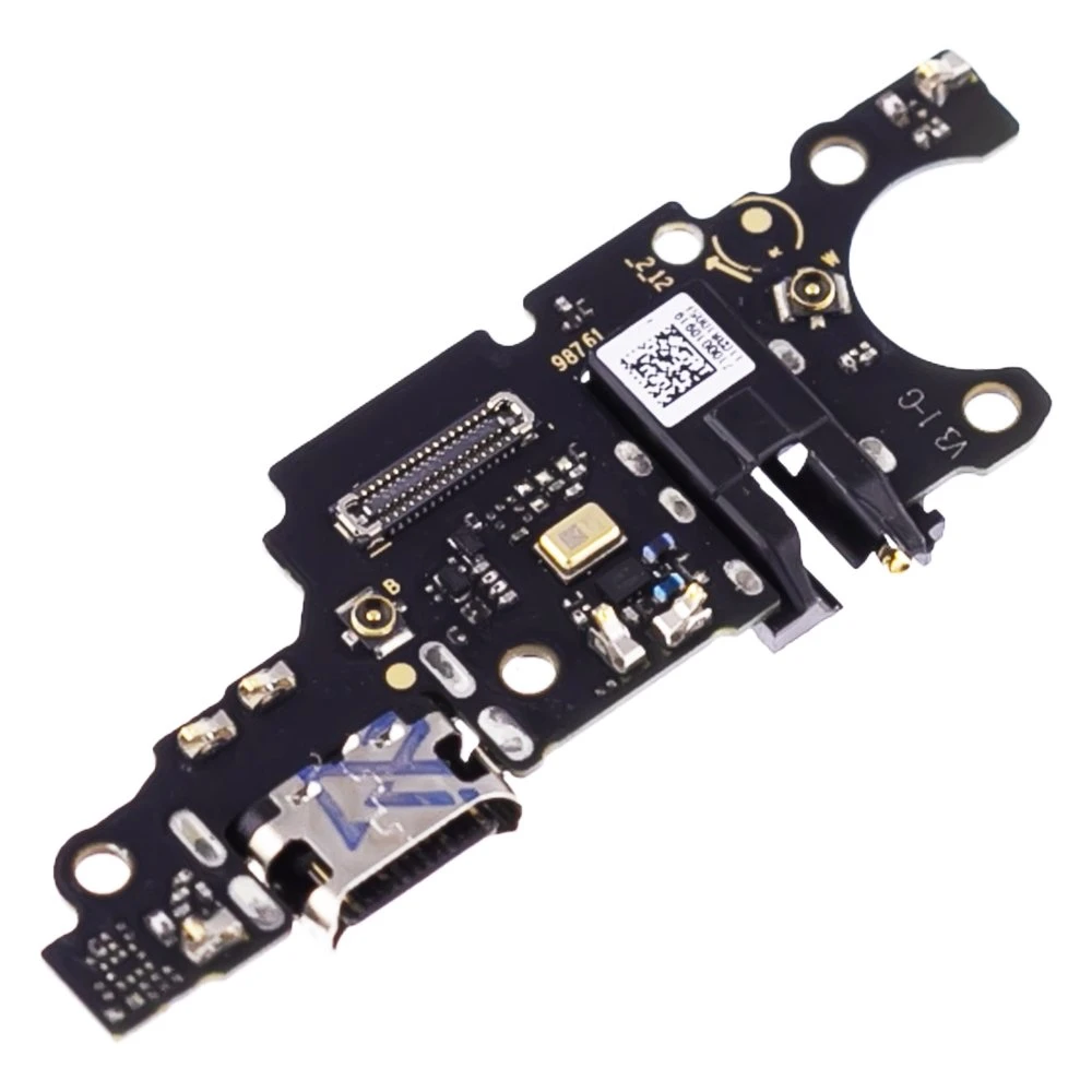 Нижняя плата для Huawei Honor X7b (CLK-LX1) / Honor 90 Smart (CLK-NX1) и др. с комп. + разъем зарядки + разъем гарнитуры + микрофон (ORIG100) фото №3