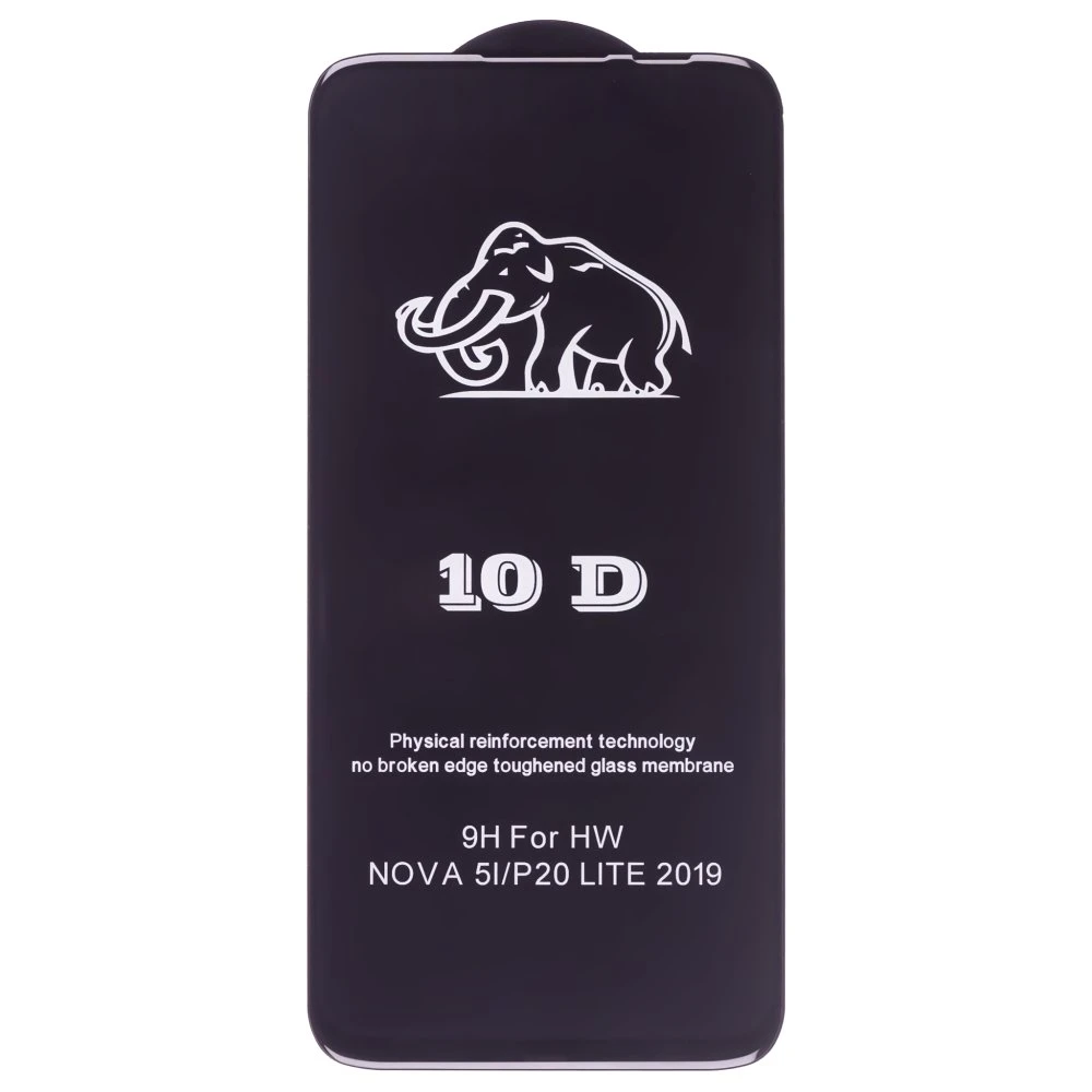 Защитное стекло 3D тех. пак. для Huwei P20 Lite (ANE-LX1) / Nova 3E (ANE-AL00) (черный) 