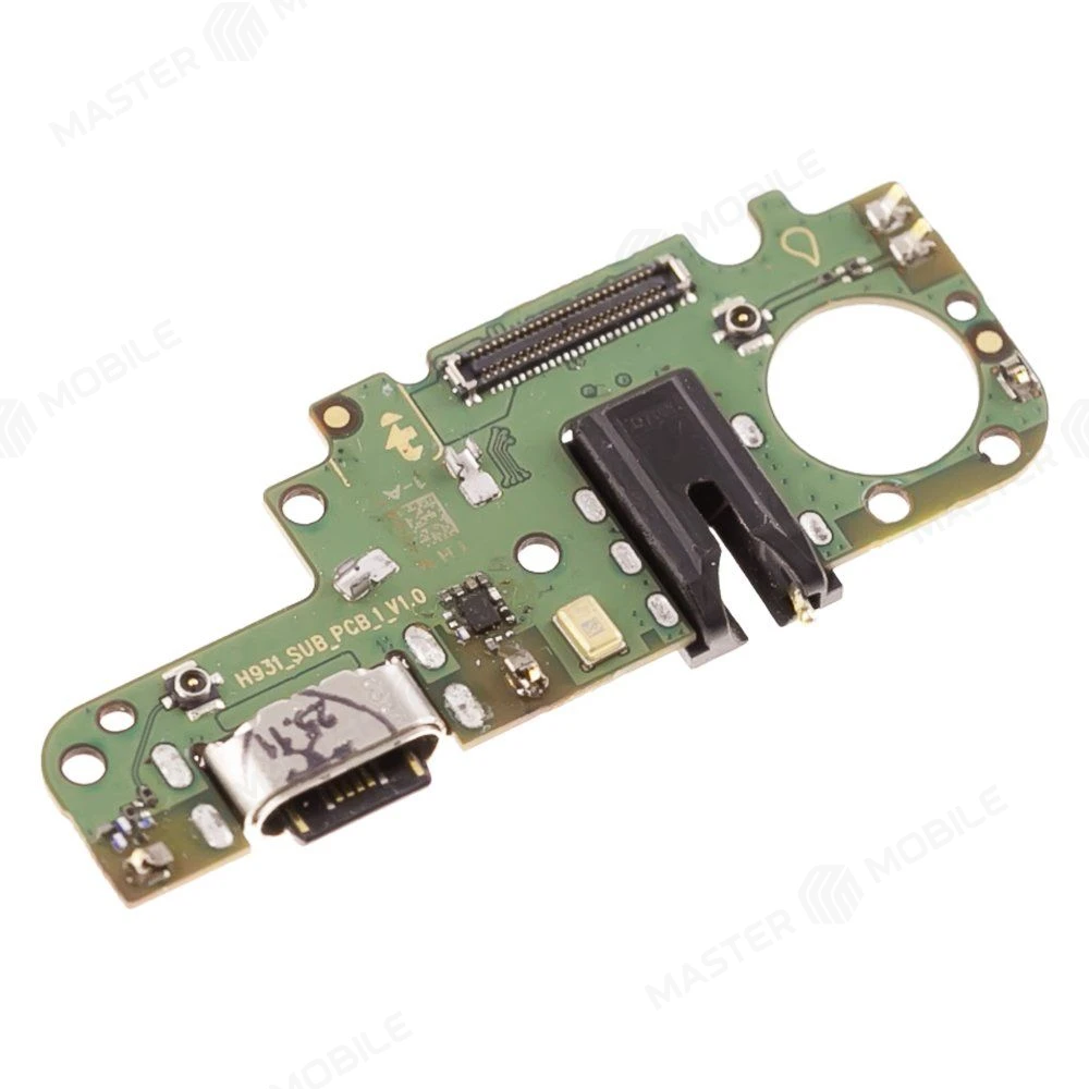 Нижняя плата для Tecno Camon 20 Premier 5G (CK9n) с комп. + разъем зарядки + микрофон (ORIG100)  фото №3