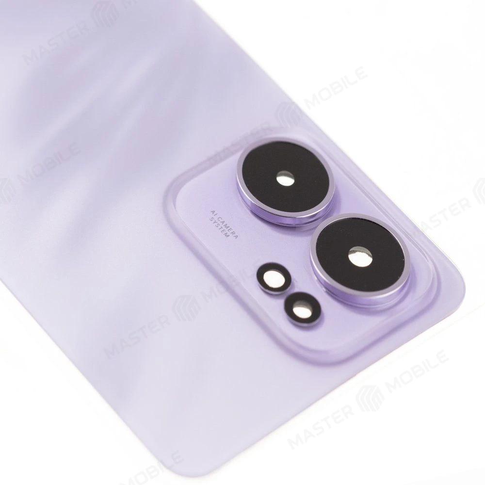Задняя крышка для OPPO Reno 13F 4G (CPH2701) (фиолетовый) (в сборе со стеклом камеры) фото №3