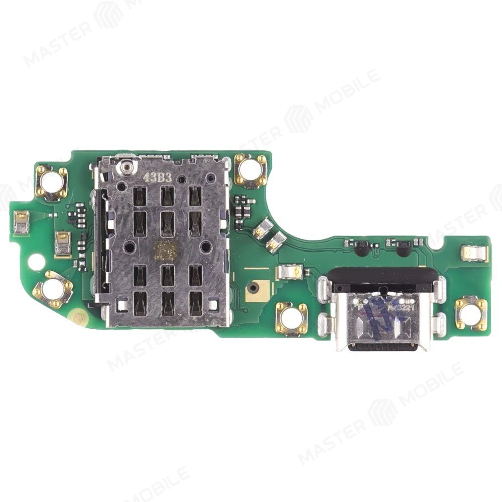 Нижняя плата для Huawei Nova 12i (CTR-L81) с комп. + разъем зарядки + микрофон + разьем SIM (ORIG100) фото №2