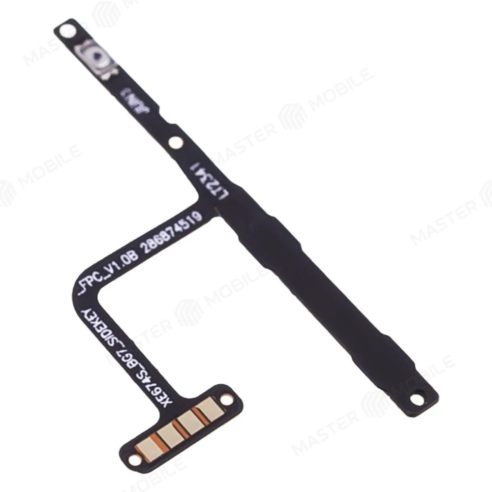 Шлейф для Tecno Spark 20C (BG7n) с комп. (на кнопку включения и кнопки громкости) фото №3