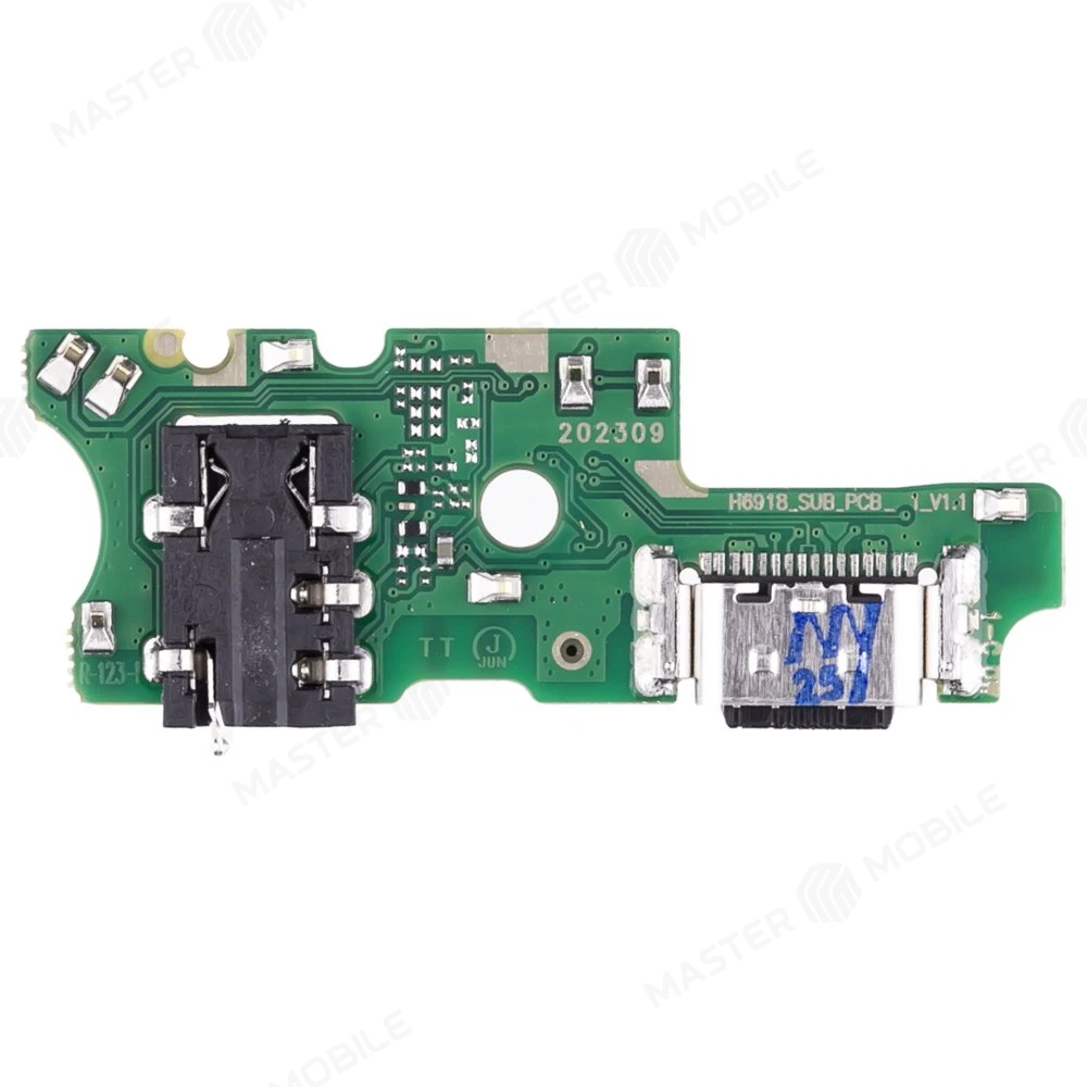 Нижняя плата для Tecno Camon 19 Neo (CH6i) с комп. + разъем зарядки + микрофон фото №2