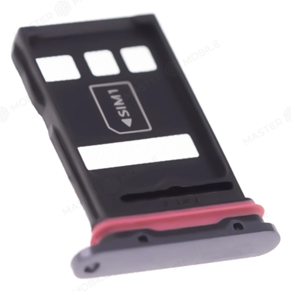 Держатель сим-карты для Huawei P40 Pro (ELS-NX9) (черный) фото №3