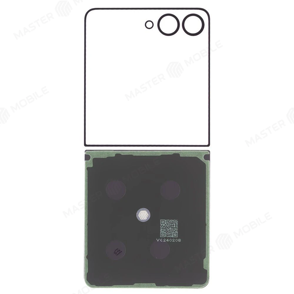 Задняя крышка для Samsung F766 Galaxy Z Flip 7 (черный) (комплект) фото №2
