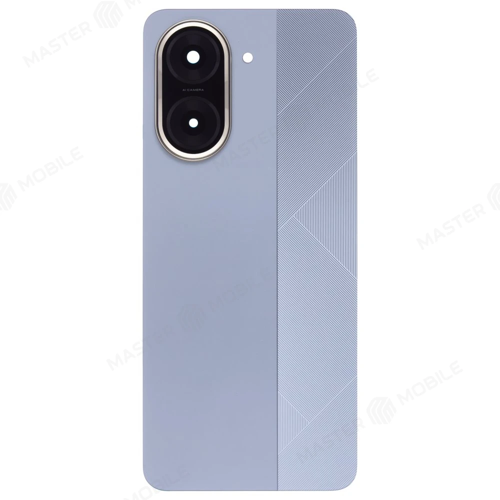 Задняя крышка для Xiaomi Poco C71 (25028PC03G) (голубой) (в сборе со стеклом камеры) фото №1