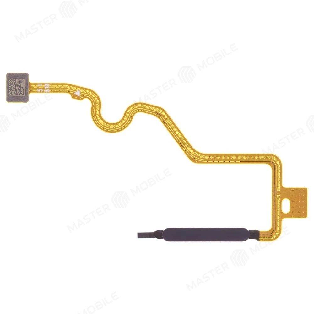 Шлейф для Tecno Spark 40 (KM5) с комп. + сканер отпечатка пальца (черный) фото №1