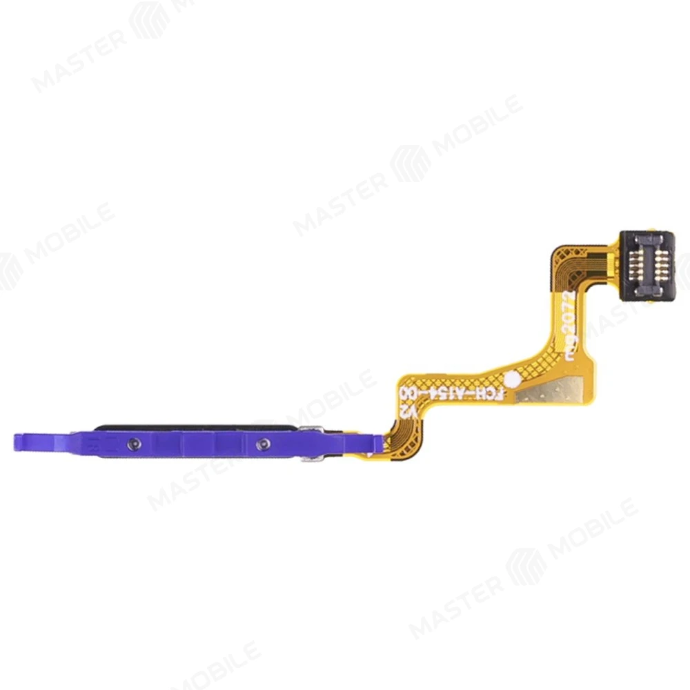 Шлейф для Huawei Nova Y91 (STG-LX1) с комп. + сканер отпечатка пальца (серебристый)  фото №2