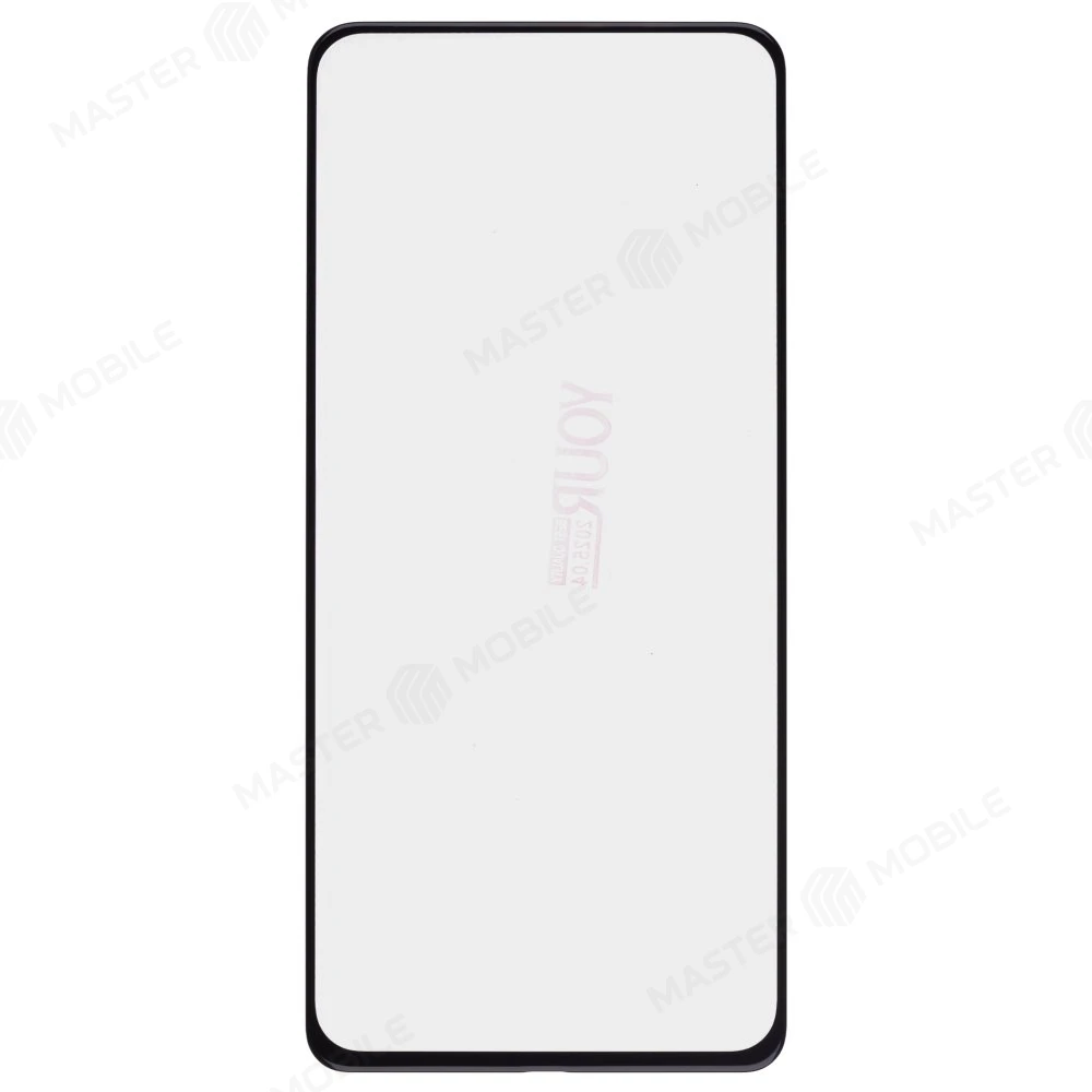 Стекло модуля для Xiaomi Poco F3 (M2012K11AG) / Poco F4 (22021211RG) / Mi 11i (M2012K11G) и др. + OCA (без выреза камеры) (черный) (Musttby) (Premium) фото №1