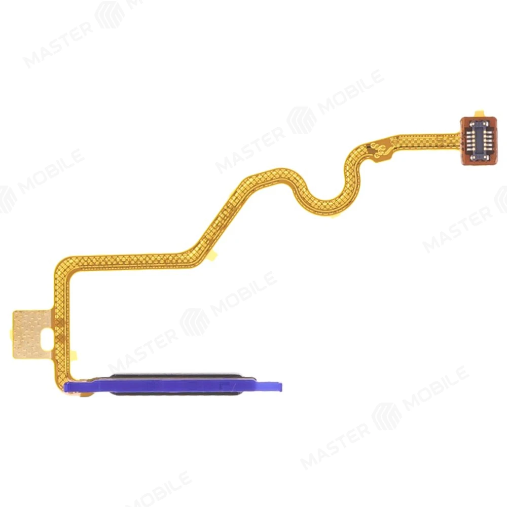 Шлейф для Infinix Hot 50i (X6531B) с комп. + сканер отпечатка пальца (черный) фото №2