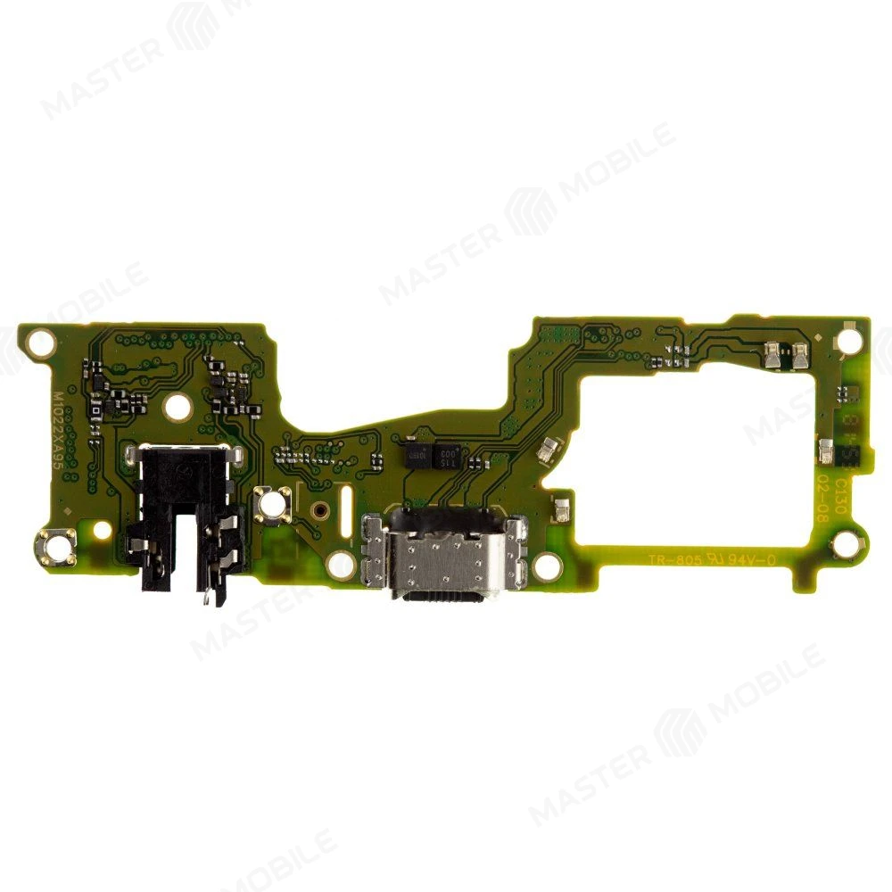 Нижняя плата для OPPO A74 4G (CPH2219) с комп. + разъем зарядки + микрофон + разъем гарнитуры (ORIG100) фото №1
