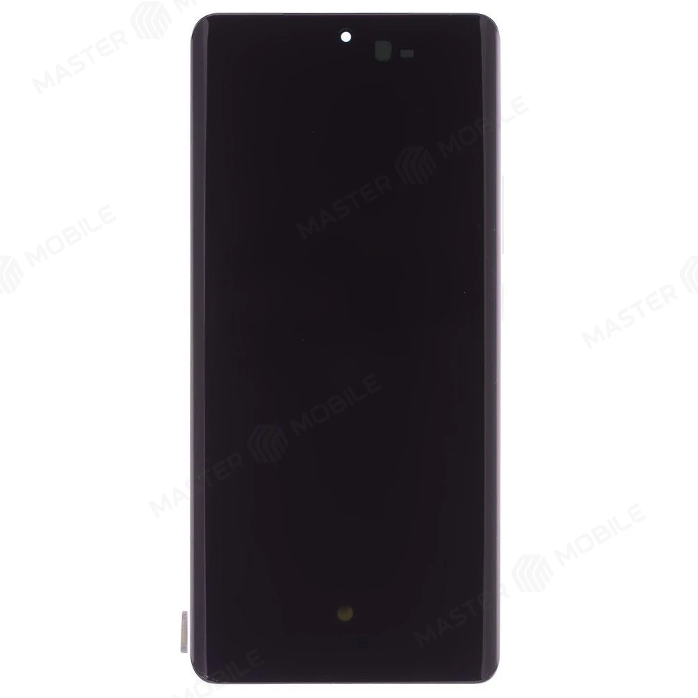 Дисплей для Realme GT 6T (RMX3853) + тачскрин (серебристый) (в рамке) (ORIG100) (SP) фото №1