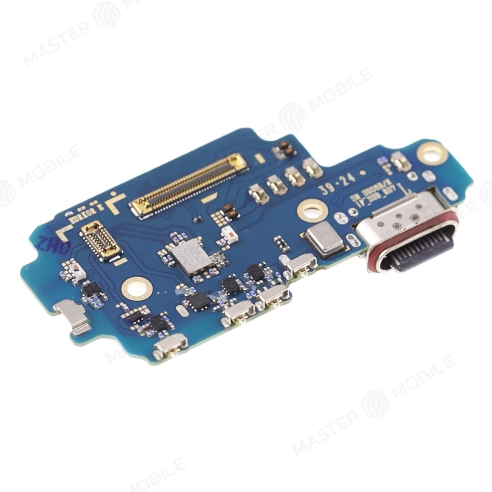 Нижняя плата для Samsung S908 Galaxy S22 Ultra с комп. + разъем зарядки + микрофон + разъем SIM фото №3