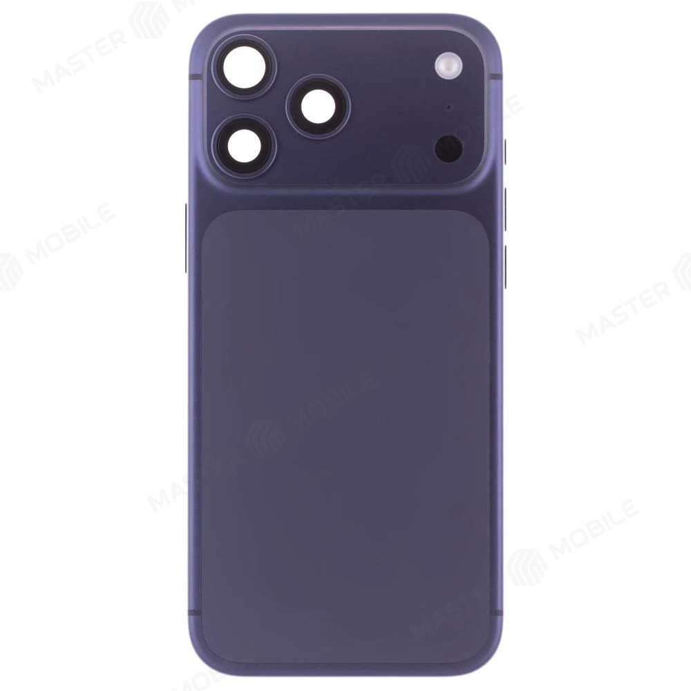 Корпус для Apple iPhone 17 Pro Max (eSIM) (синий) (в сборе) (ORIG100) (Снятый) (возможен дефект ЛКП) фото №1