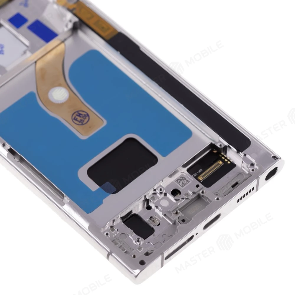 Дисплей для Samsung S908 Galaxy S22 Ultra + тачскрин (серебристый) (в рамке) (OLED) (Full Size) фото №4