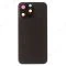Задняя крышка для Apple iPhone 15 Pro Max (черный) (в сборе со стеклом камеры и шлейфом) (Premium)  фото №1