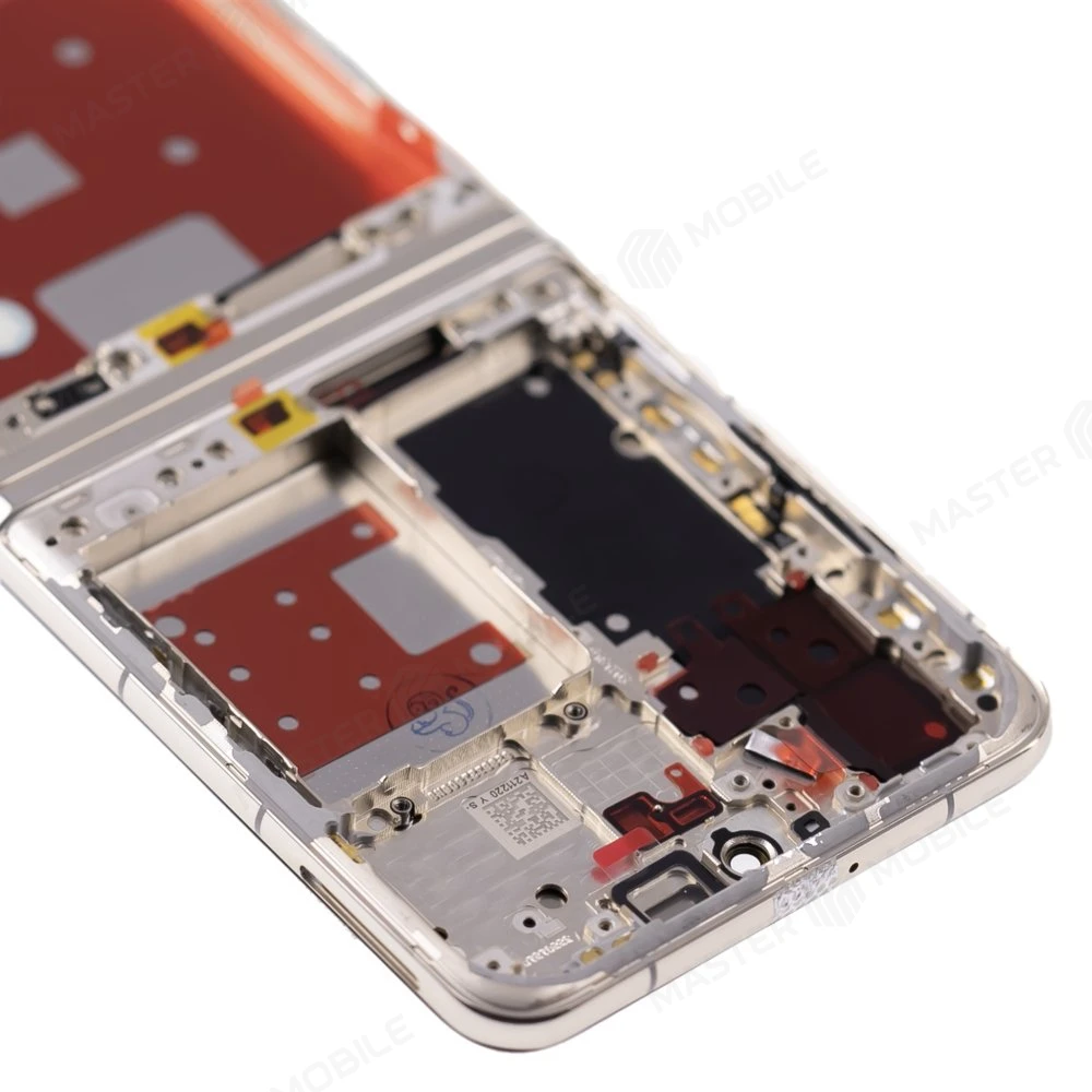 Дисплей для Huawei P50 Pocket (BAL-L49) + тачскрин (внутренний) (золотистый) (в рамке) (ORIG100) (SP) фото №5