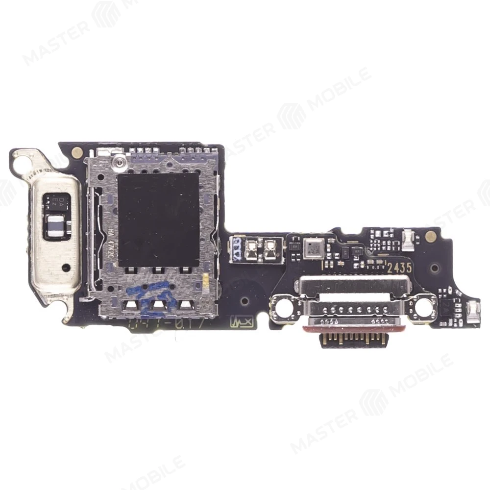 Нижняя плата для Xiaomi 14 (23127PN0CG) с комп. + разъем зарядки + микрофон + разъем SIM (ORIG100) фото №2