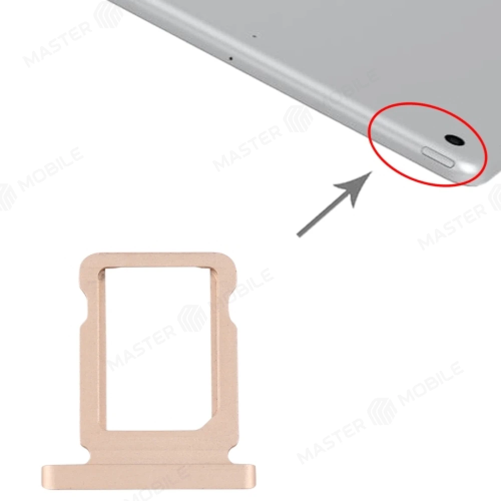 Держатель сим-карты для Apple iPad Pro 12.9 (2017) (A1670/A1671) (золотистый)