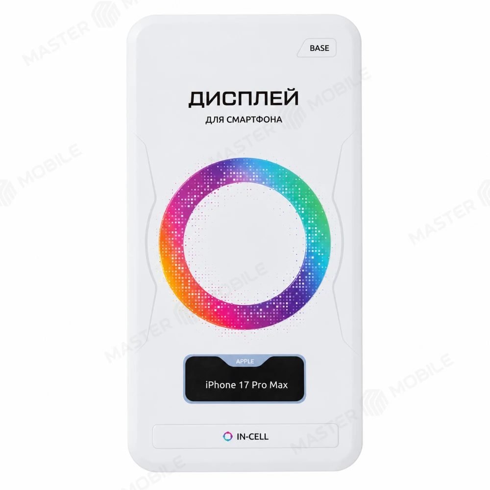 Дисплей для Apple iPhone 17 Pro Max (SIM + eSIM) / iPhone 17 Pro Max (eSIM) + тачскрин (черный) (F5ENERGY) (In-Cell) (площадка под IC) (BASE) фото №5