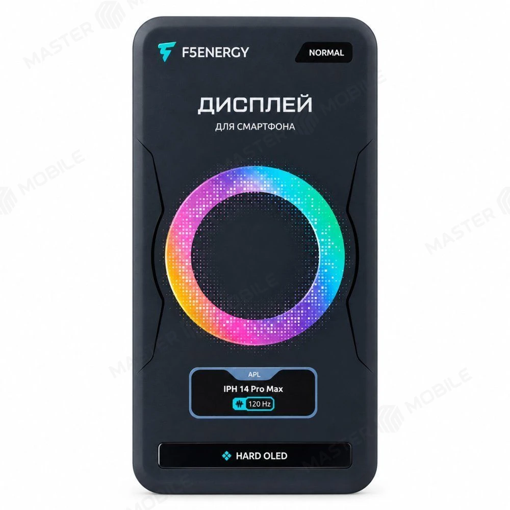 Дисплей для Apple iPhone 14 Pro Max + тачскрин (черный) (F5ENERGY) (Hard Oled) (площадка под IC) (NORMAL) фото №5