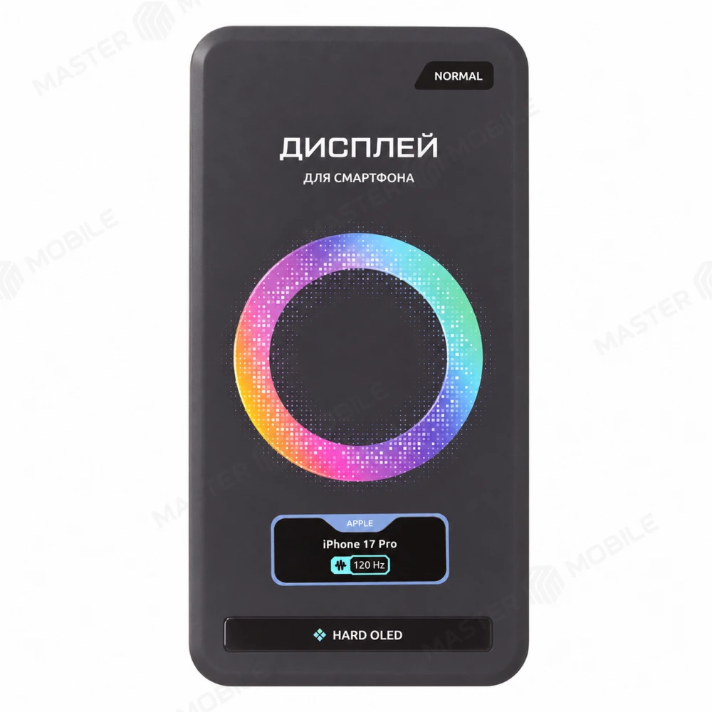 Дисплей для Apple iPhone 17 Pro (SIM + eSIM) / iPhone 17 Pro (eSIM) + тачскрин (черный) (F5ENERGY) (Hard Oled) (площадка под IC) (NORMAL) фото №5