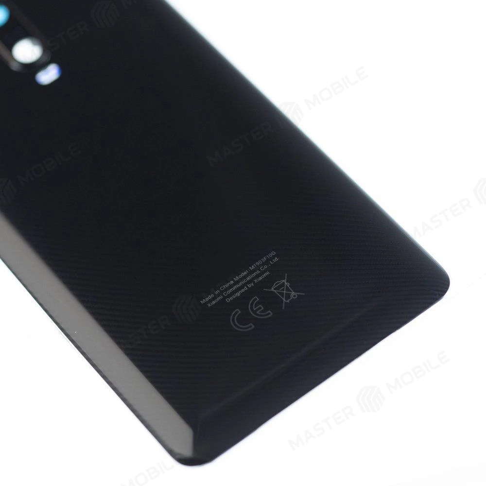 Задняя крышка для Xiaomi Mi 9T (M1903F10G) / Mi 9T Pro (M1903F11G) (черный) (в сборе со стеклом камеры) (ORIG100)  фото №4
