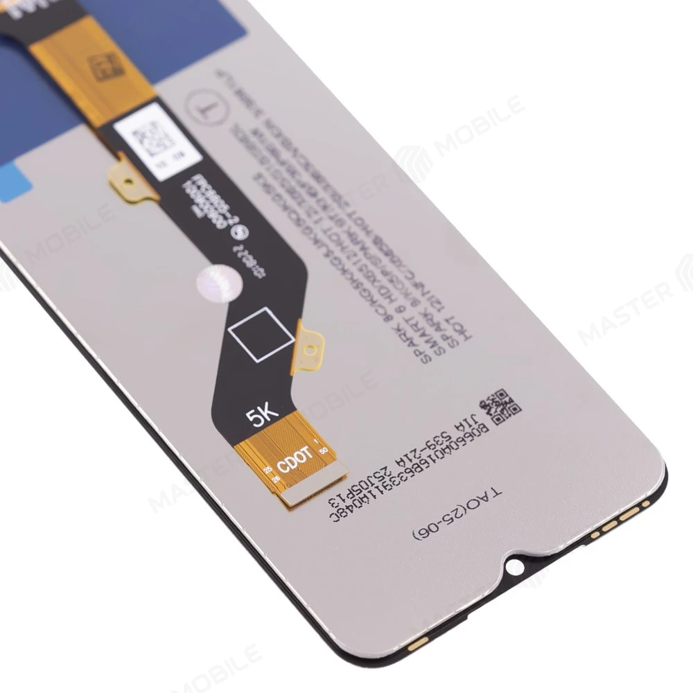 Дисплей для Tecno Spark 8C (KG5N) / Itel Vision 3 (S661LPN) + тачскрин (черный) (ORIG) фото №3