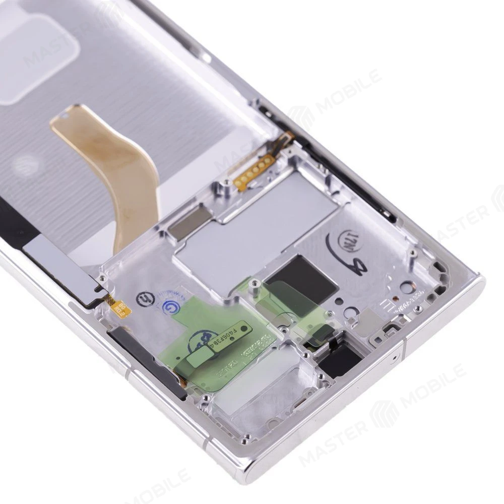 Дисплей для Samsung S908 Galaxy S22 Ultra + тачскрин (серебристый) (в рамке) (ORIG100) (SP) фото №3