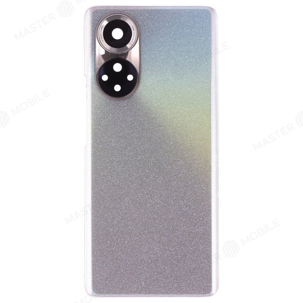 Задняя крышка для Huawei Honor 50 (NTH-NX9) (серебристый) (в сборе со стеклом камеры) (ORIG100)  фото №1
