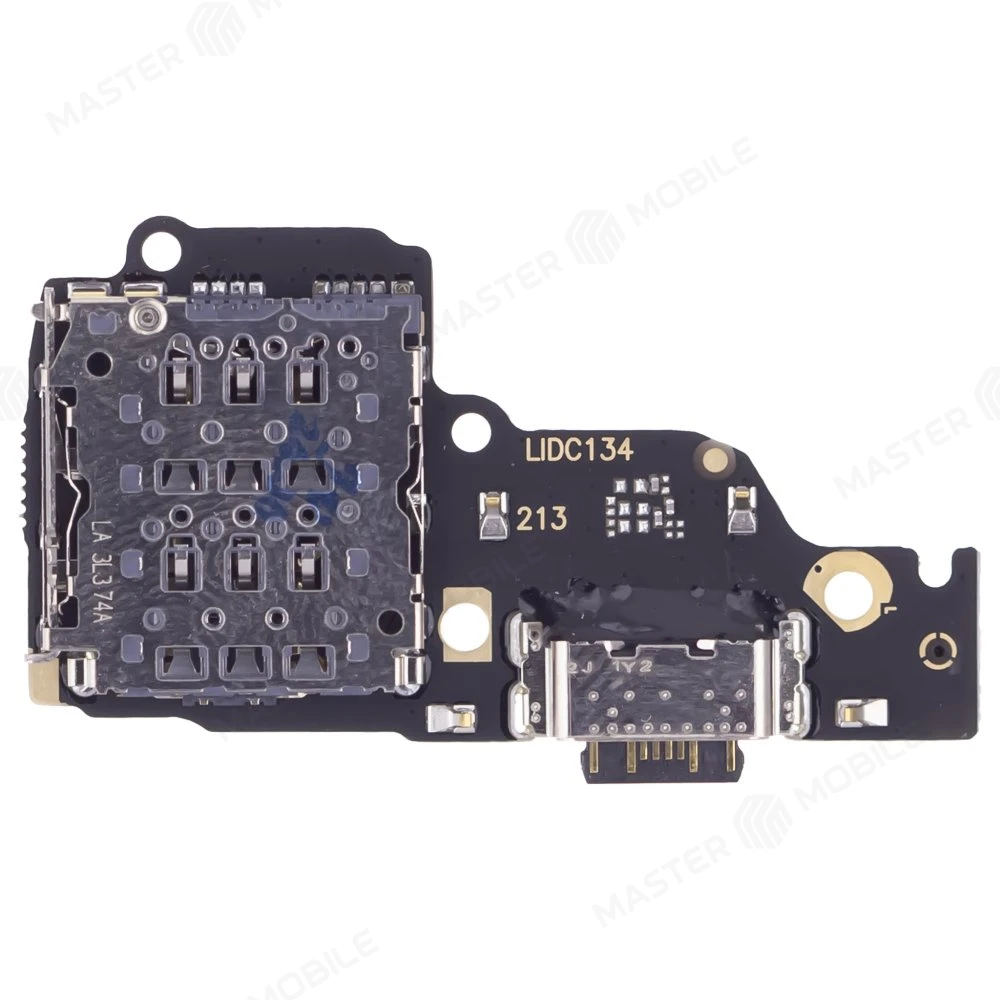 Нижняя плата для Xiaomi Redmi Note 13 4G (23124RA7EO) с комп. + разъем зарядки + микрофон фото №2