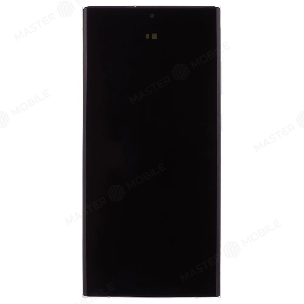 Дисплей для Samsung S918 Galaxy S23 Ultra + тачскрин (серебристый) (в рамке) (ORIG100) (SP) фото №1