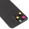 Задняя крышка для Apple iPhone 15 Pro Max (черный) (в сборе со стеклом камеры и шлейфом) (Premium)  фото №3