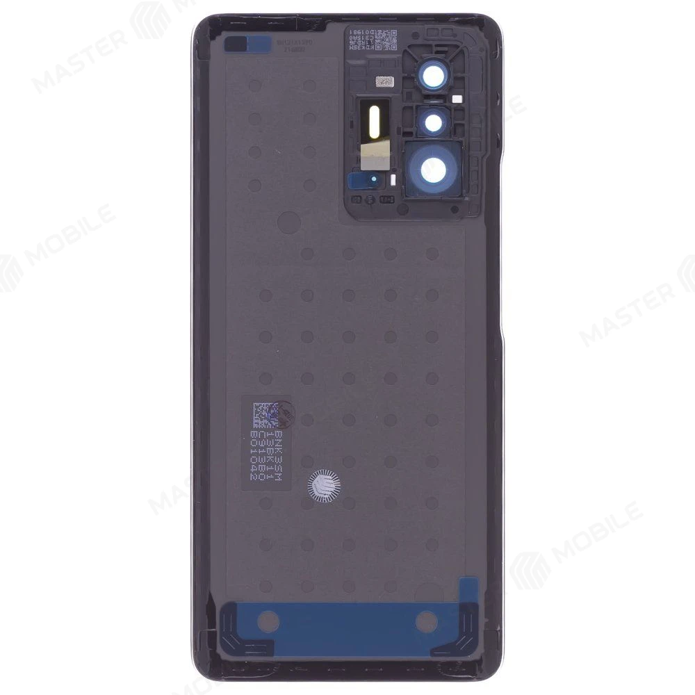 Задняя крышка для Xiaomi 11T (21081111RG) (черный) (в сборе со стеклом камеры) (ORIG100) фото №2