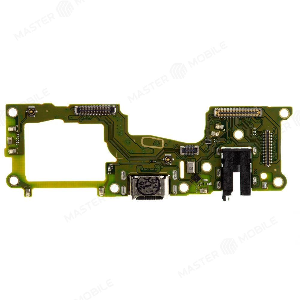 Нижняя плата для OPPO A74 4G (CPH2219) с комп. + разъем зарядки + микрофон + разъем гарнитуры (ORIG100) фото №2