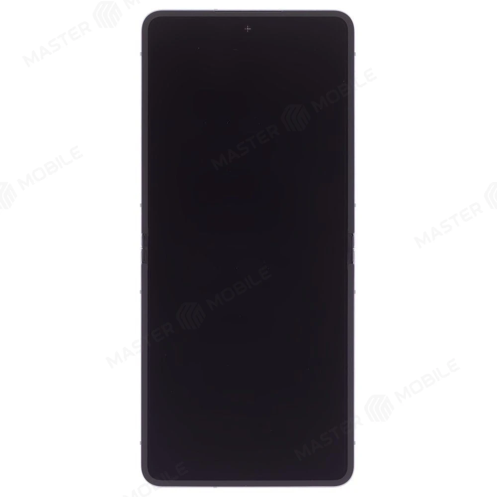 Дисплей для Samsung F766 Galaxy Z Flip 7 + тачскрин (внутренний) (голубой) (в рамке) (ORIG100) (SP) фото №1