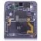 Дисплей для Samsung F721 Galaxy Z Flip 4 + тачскрин (внутренний) (голубой) (в рамке) (ORIG100) (возможен дефект ЛКП) фото №3