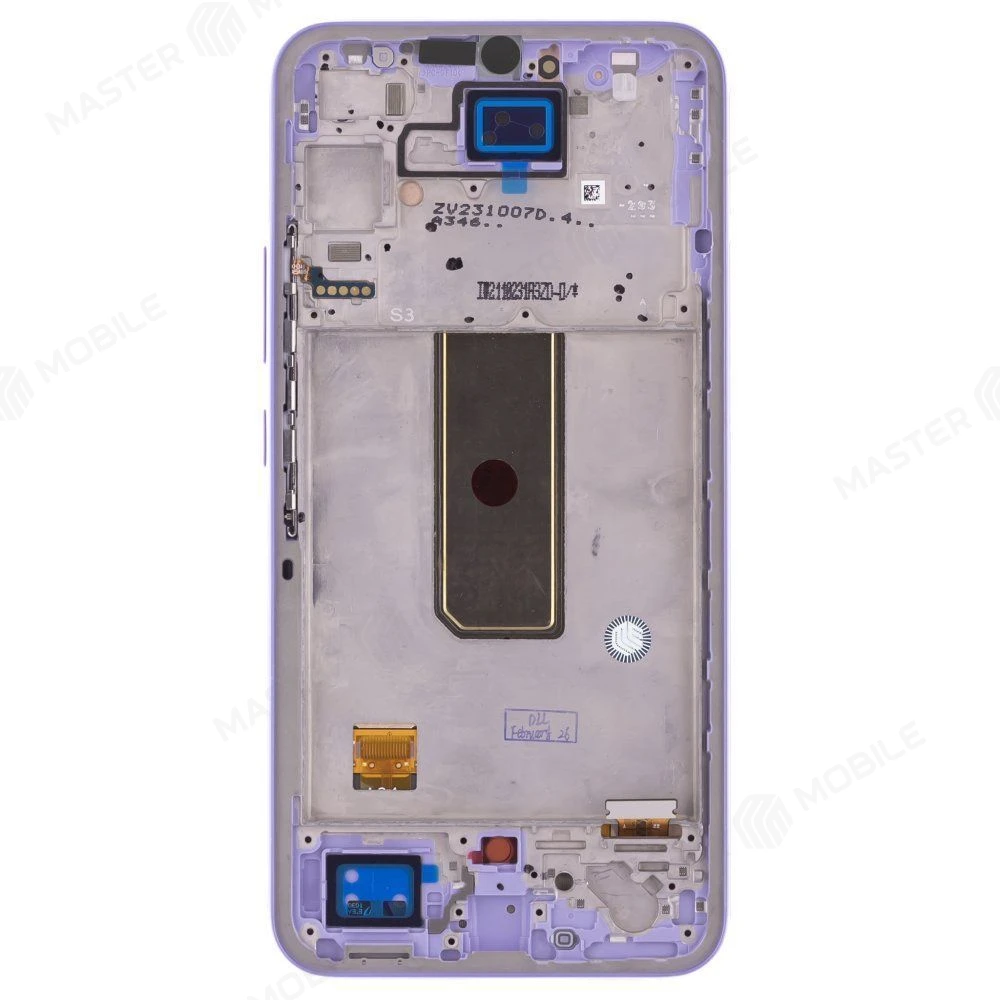Дисплей для Samsung A346 Galaxy A34 5G + тачскрин (фиолетовый) (в рамке) (ORIG100) (SP) фото №2