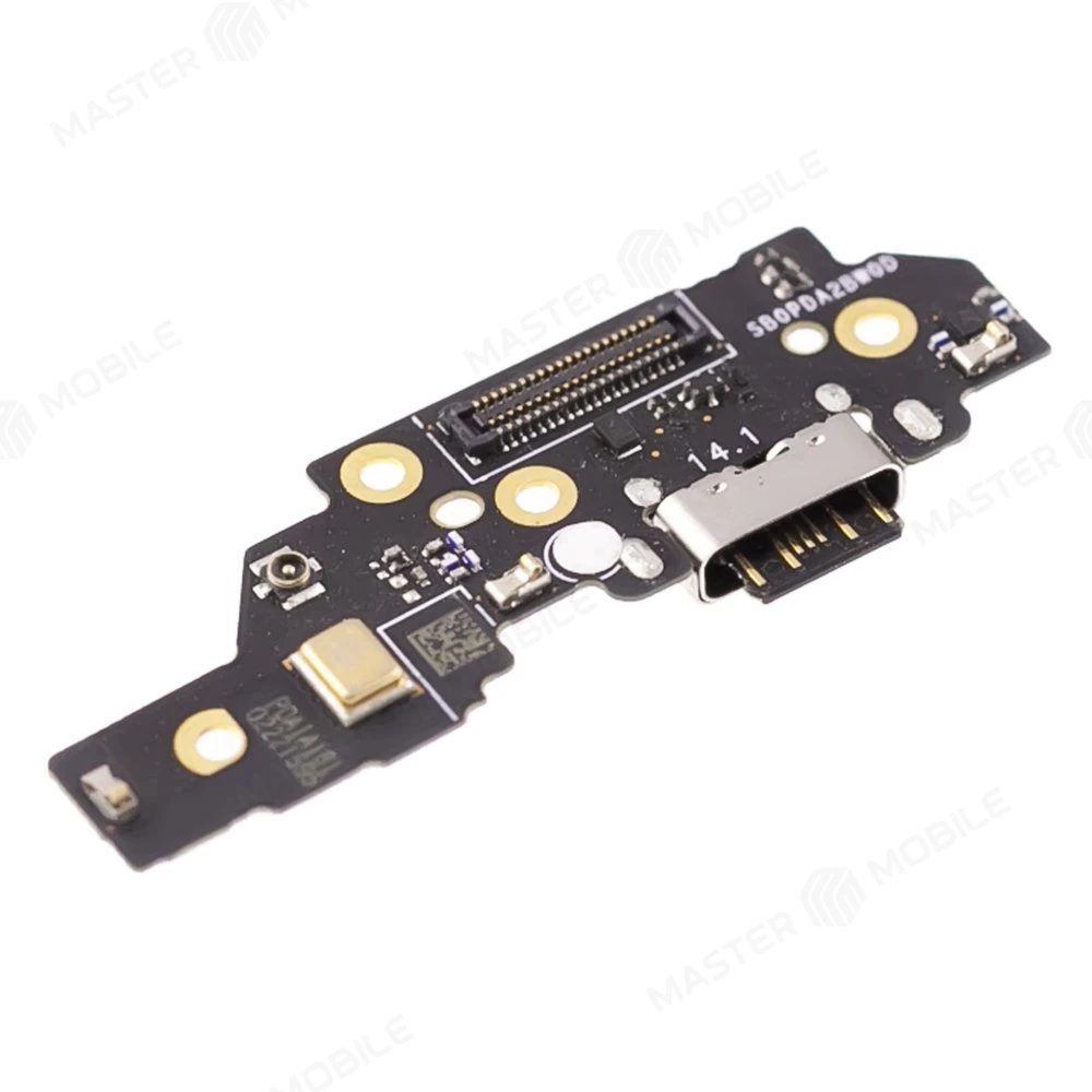 Нижняя плата для Nokia 5.1 Plus (TA-1105) с комп. + разъем зарядки + микрофон (ORIG100)  фото №3