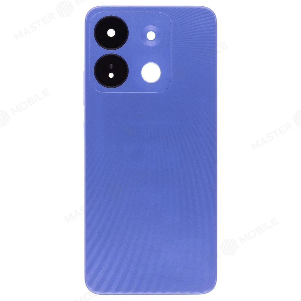 Задняя крышка для Infinix Smart 7 HD (X6516) (синий) (в сборе со стеклом камеры) фото №1