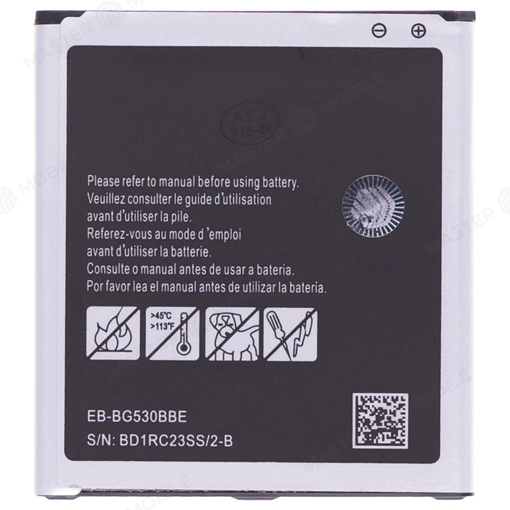 Аккумулятор для Samsung G530 Galaxy Grand Prime / J320 Galaxy J3 / J500 Galaxy J5 и др. (EB-BG530CBE / EB-BG530BBE) (Premium) фото №1