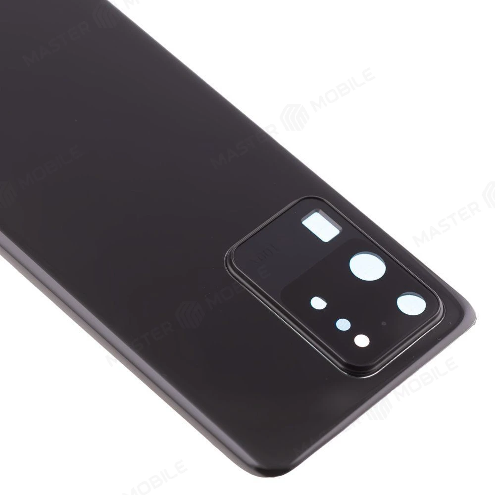 Задняя крышка для Samsung G988 Galaxy S20 Ultra (черный) (в сборе со стеклом камеры) (ORIG100)  фото №3