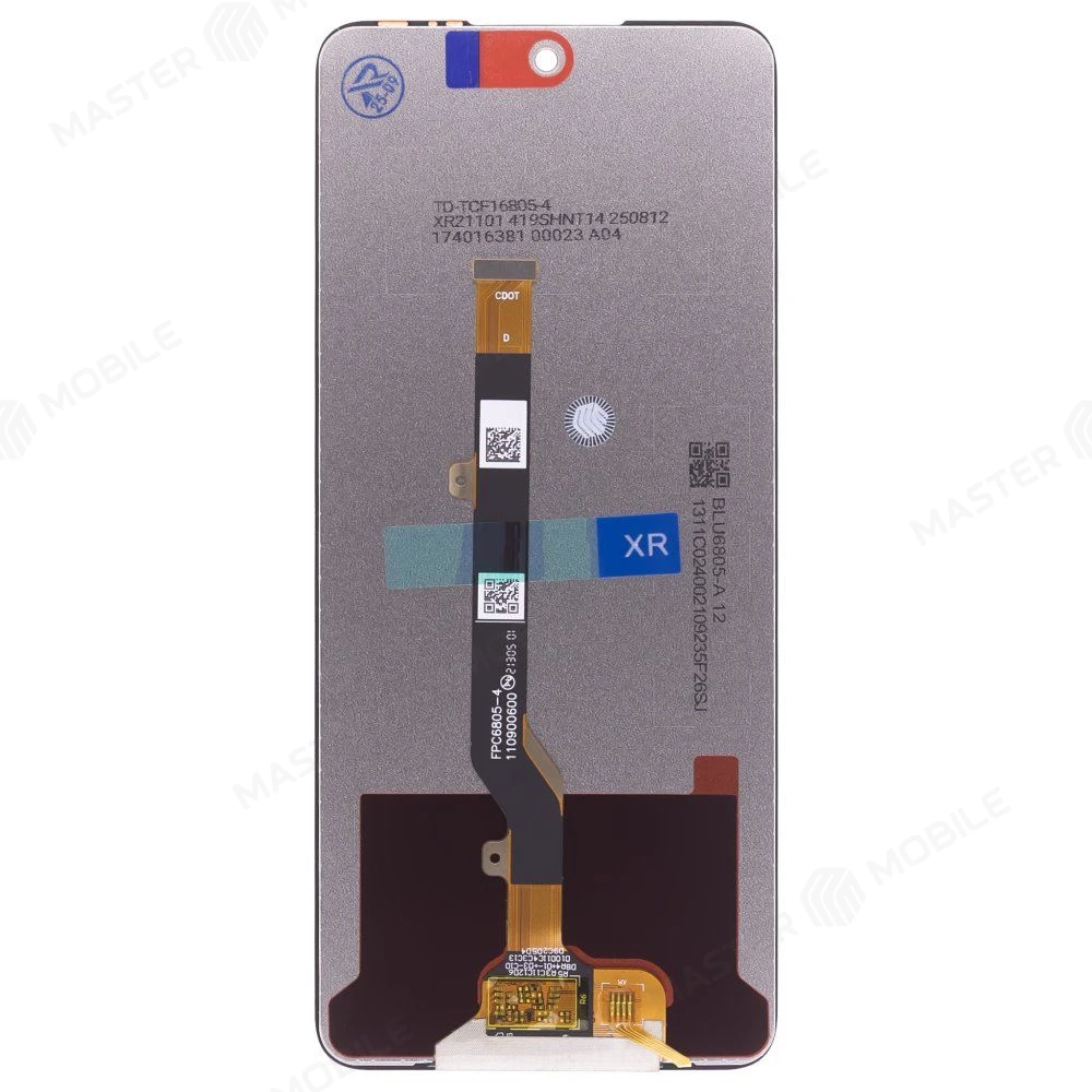 Дисплей для Infinix Hot 11S (X6812B) + тачскрин (черный) (ORIG) фото №2