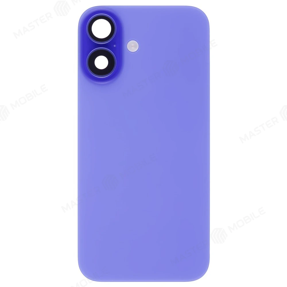 Задняя крышка для Apple iPhone 16 (синий) (в сборе) (с разбора) (ORIG100) (возможен дефект ЛКП)