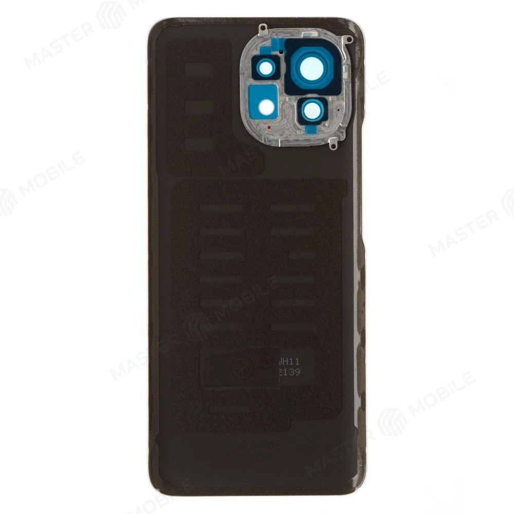 Задняя крышка для Xiaomi Mi 11 5G (M2011K2G) (белый) (в сборе со стеклом камеры) (ORIG100)  фото №2