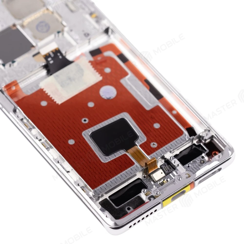 Дисплей для Huawei Mate 40 Pro (NOH-NX9) + тачскрин (серебристый) (в рамке) (ORIG100) (SP) фото №4