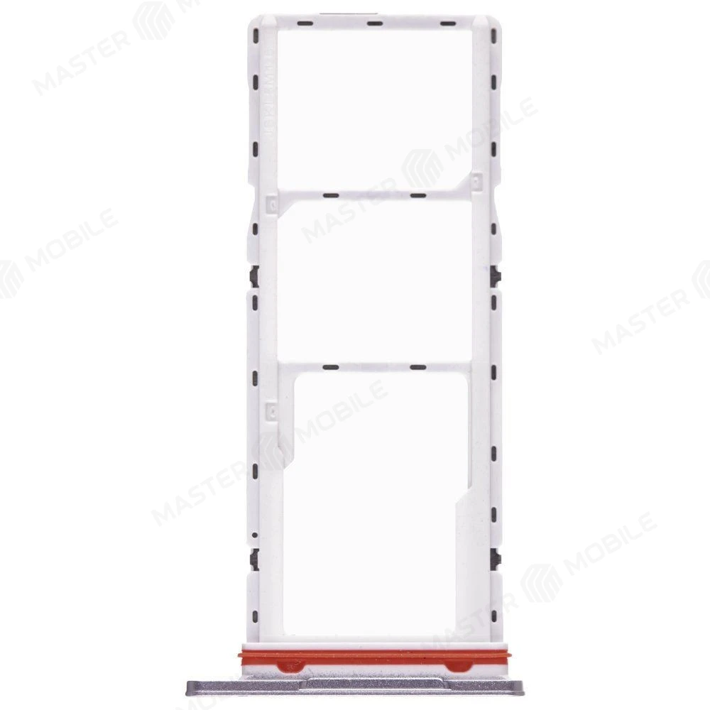 Держатель сим-карты для Tecno Spark 30 4G (KL6) (серебристый)  фото №2